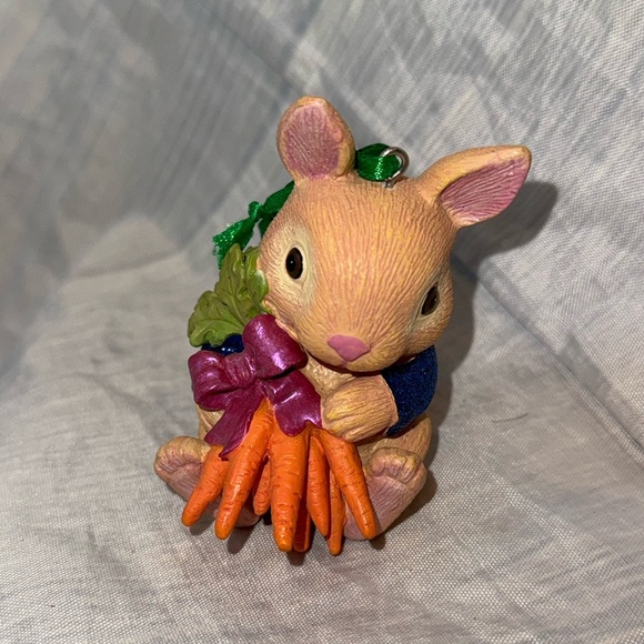 Rabbit Danbury Mint Baby Animals Ornament Bunny - Picture 1 of 2
